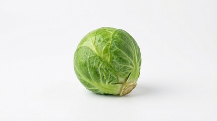 Fototapeta premium brussels sprouts on white background
