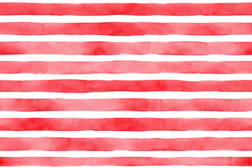 Beautiful seamless pattern with horizontal red watercolor stripes. hand painted brush strokes, striped background. Vector illustration. Stock Vector © Bibi