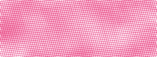 pink and white plaid fabric texture as a background.