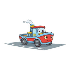 toy truck on a white background