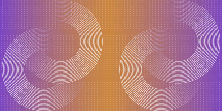 Collection of red concentric circles. Collection of radial sound wave or sonar rings. Pack of radar icon symbols, targets, dashed lines, halftones.