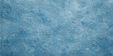Obraz premium A rough blue fabric texture background with a grunge painted design and a cold winter ice watercolor pattern on a textured canvas surface backdrop