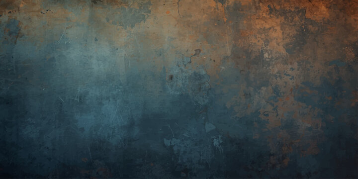 Old rusty metal background featuring a dark grunge texture with aged brown paint and a rough vintage surface design for an antique backdrop