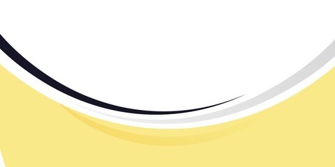 Yellow wavy modern abstract background vector eps10
