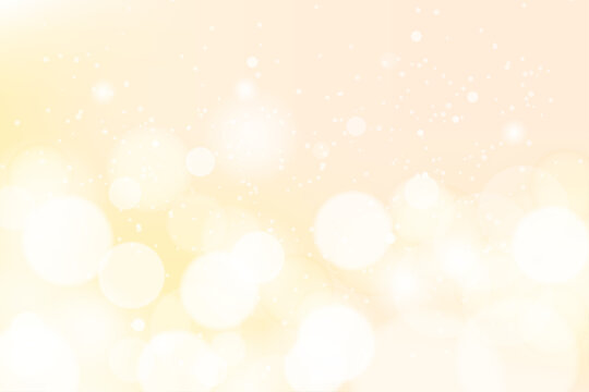 オレンジ グラデーション キラキラ 光 玉ボケ 抽象 背景 素材