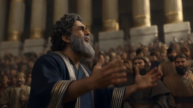 The Old Testament Story of Daniel the Wise in the Royal Palace of Babylon