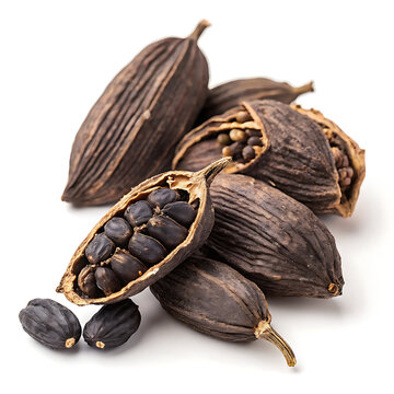 pile of Black Cardamom  