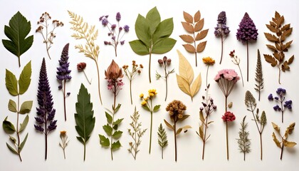 ボタニカル　白背景