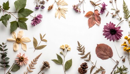 ボタニカル　白背景