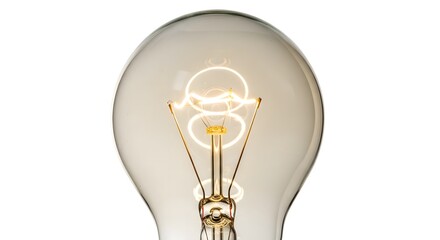 light bulb incandescent lamp illumination lighting electric glowing filament bright light household interior decorative warm traditional classic vintage style design electricity