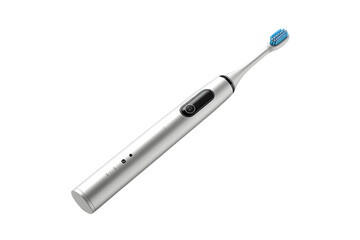 Electric Toothbrush Isolated on White Background, Oral Hygiene and Dental Care Concept