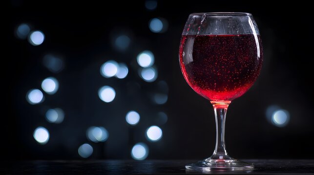 octet. Elegant goblet glass with red wine against dark sophisticated background. bar promotions, beverage menus, designed for product packaging and bar promotions, used by it administrators.