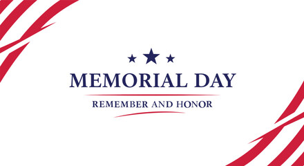 Obraz premium Memorial day tribute honoring fallen heroes and celebrating freedom