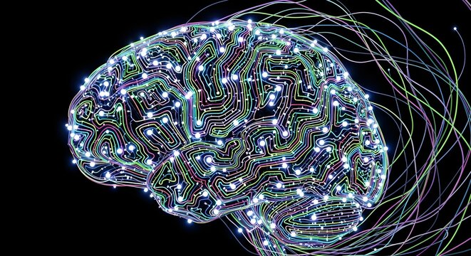 Red neuronal, visualizaci&oacute;n, cerebro humano, anal&oacute;gico, intrincado, detallado, complejidad, representaci&oacute;n visual, fondo, procesos cognitivos, inteligencia artificial, aprendizaje autom&aacute;tico, procesam