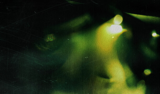 Glitch Green Abstract blurred grainy gradient background texture Digital Pixel Noise Glitch Error Damage. Dark Green rough surface glitch noise texture with artifacts dust.