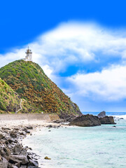 笠利崎灯台 ( 別名 用岬 ) は 奄美 の 観光スポット 【 奄美大島 の 最北端 】