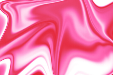 Obraz premium Abstract vibrant pink and white liquid marble texture creates a flowing, glossy, and modern background design