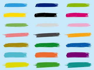 ペンキ、吹き出し、スウォッチ, イラレ, イラストレーター, イラストレーション,  © ちゃり丸ーCharimaru