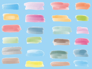 ペンキ、吹き出し、スウォッチ, イラレ, イラストレーター, イラストレーション,  © ちゃり丸ーCharimaru