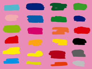 ペンキ、吹き出し、スウォッチ, イラレ, イラストレーター, イラストレーション,  © ちゃり丸ーCharimaru