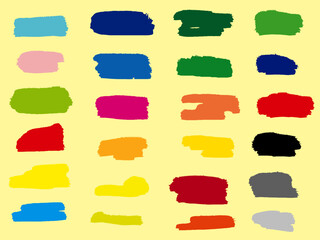 ペンキ、吹き出し、スウォッチ, イラレ, イラストレーター, イラストレーション,  © ちゃり丸ーCharimaru