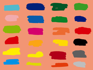 ペンキ、吹き出し、スウォッチ, イラレ, イラストレーター, イラストレーション,  © ちゃり丸ーCharimaru