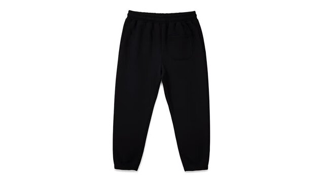 A pair of comfortable black sweatpants