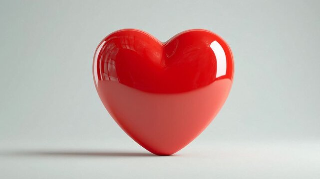 Red heart medical symbol is displayed in a uniform for health care workers during a health awareness initiative