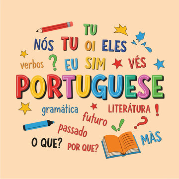 Learn Portuguese Language Words and Grammar Concepts.