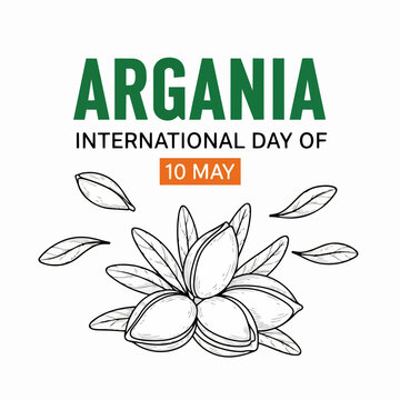 Argania International Day of 10 May illustration.