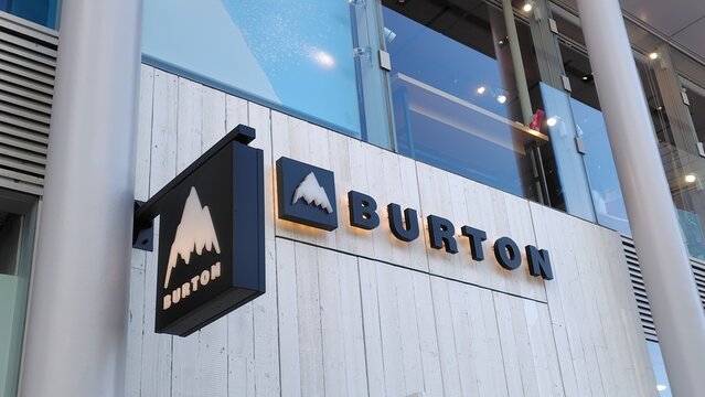 Burton Snowboards Store in Omoteando, Harajuku, Shibuya, Tokyo, Japan. January 11, 2026