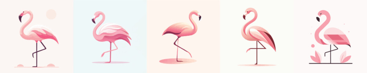 Fototapeta premium Vector of a Flamingo