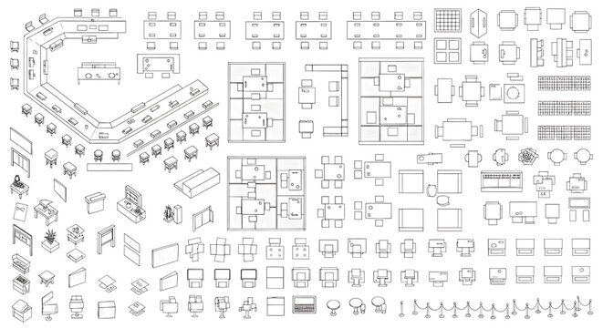 Isolated circuit board components on transparent background for electronics design