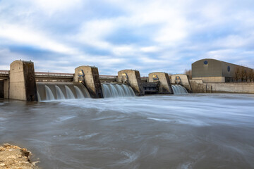 Wasserkraftwerk in Vohburg an der Donau