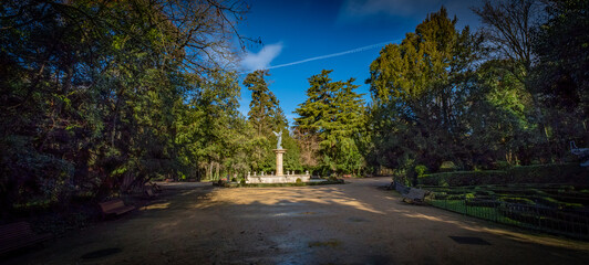 Valladolid ciudada europea de España centrla en invierno al anochecer   © jjmillan