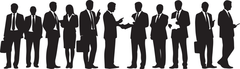 User profile icon of a businessman in a suit. Anonymous person silhouette for corporate identity. Male avatar for business accounts, manager, or employee representation.