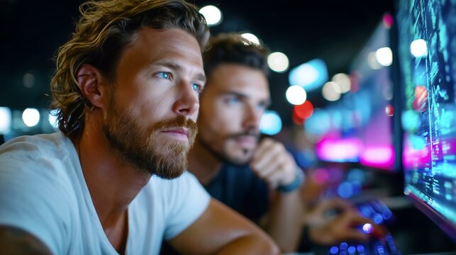 SOC team analyzing real time threat alerts on large screen displays