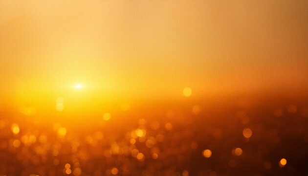 Warm Yellow Orange Grainy Background With Sun Kissed Light Effects And Soft Gradients