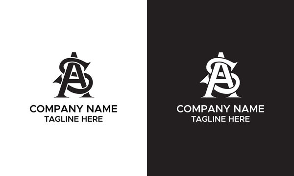 As letter logo , as logo as monogram logo As inital logo