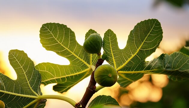 Higos En Rama De Higuera