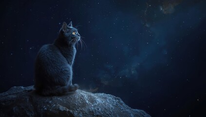 The cat mourns a lost companion