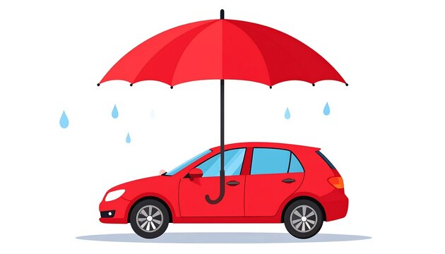 Car Insurance Coverage - Protection from Rain and Financial Risks.