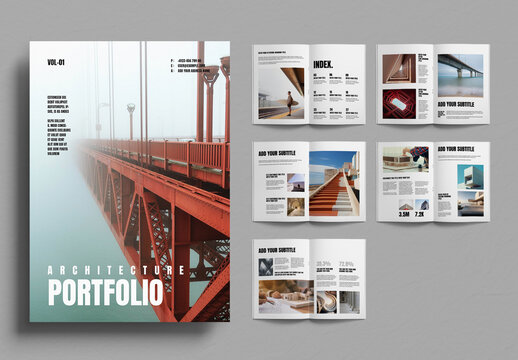 Modern Architecture Portfolio Magazine Template