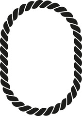 Old Rope Border Illustration