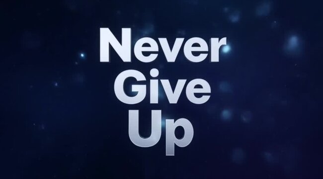Motivational Business Message: Never Give Up | Inspiring Corporate Quote & Success