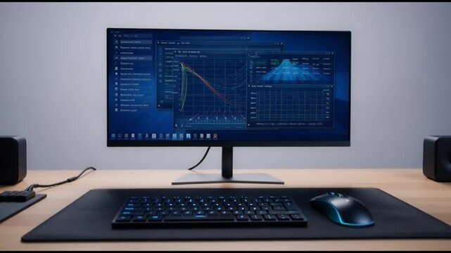 High-Performance Gaming PC Components and Setup.