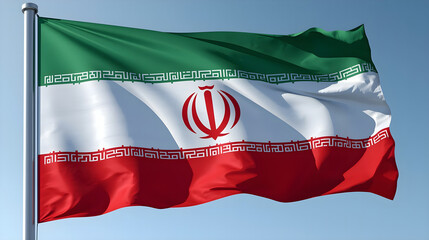 Naklejka premium flag of Iran