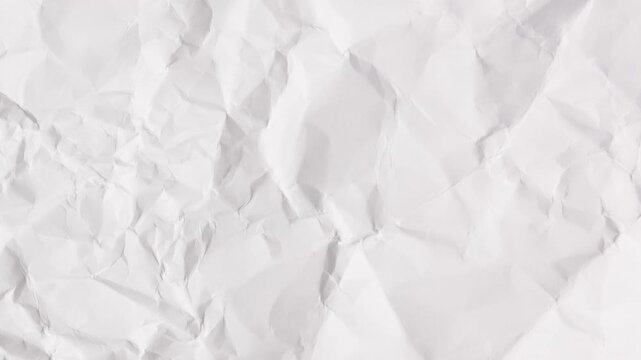 crumpled paper background, crinkled white Paper texture stop motion, crumpled paper texture, White crumpled paper stop motion background texture. Stop motion animation, paper texture texture