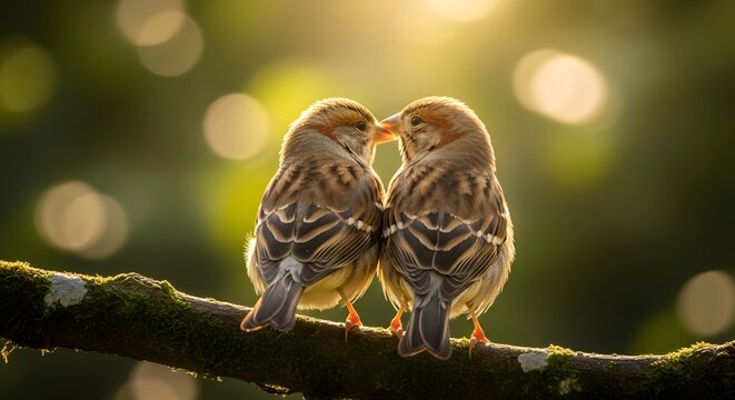 Celebrating friendship day with heartwarming moments of bird companionship