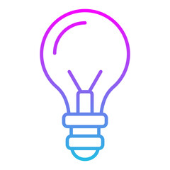 Fototapeta premium Light bulb Icon